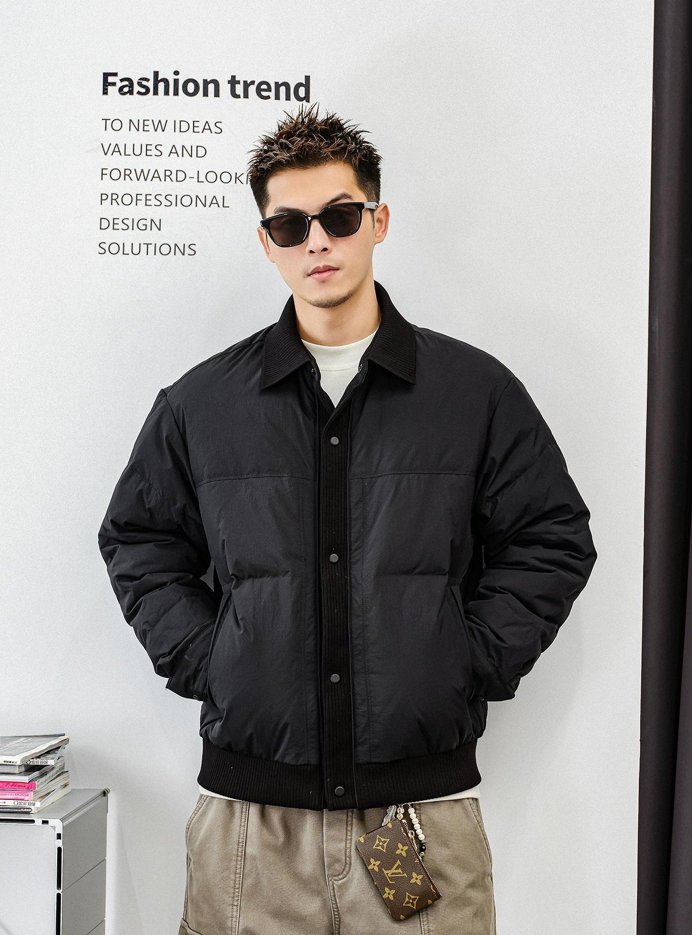 Men's heavy down jacket