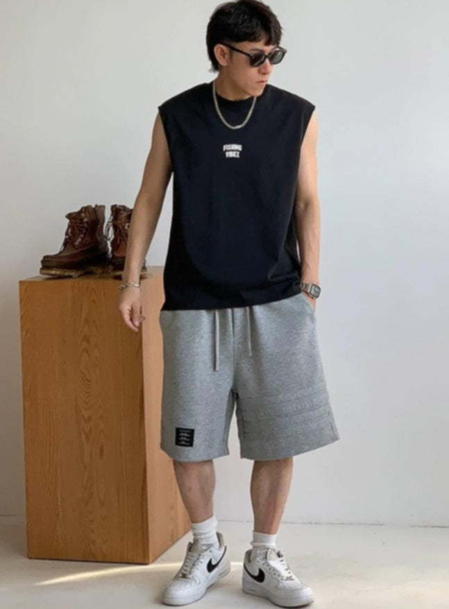 Breathable Cotton Sleeveless Tee