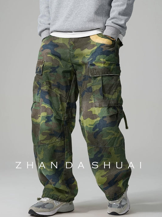 カモフラージュカーゴパンツ