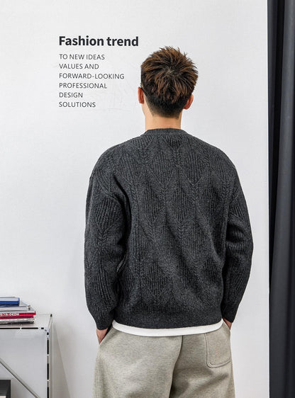 ツイストパターンニットジャンパー