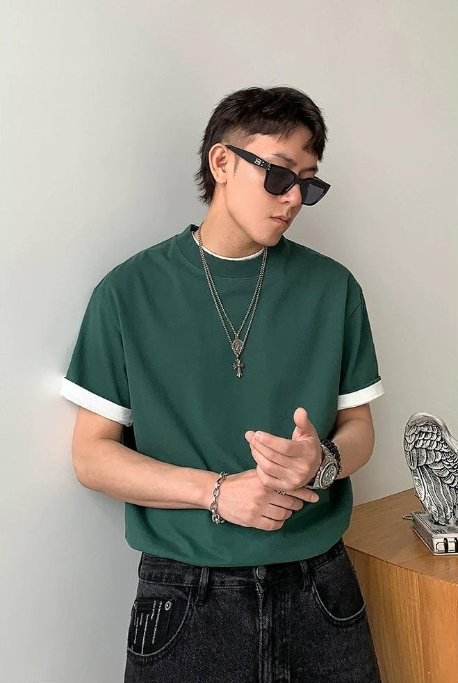Cotton Casual Short-Sleeve T-Shirt