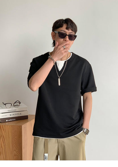 Casual Solid Color T-Shirt
