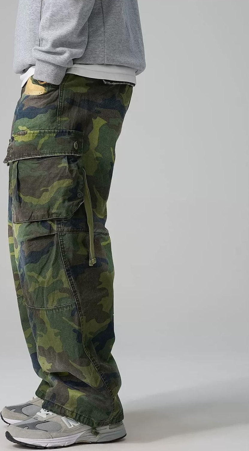 カモフラージュカーゴパンツ