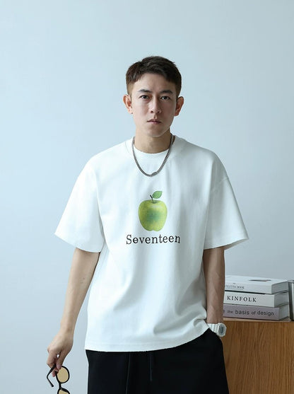 Heavyweight Apple Print Tee