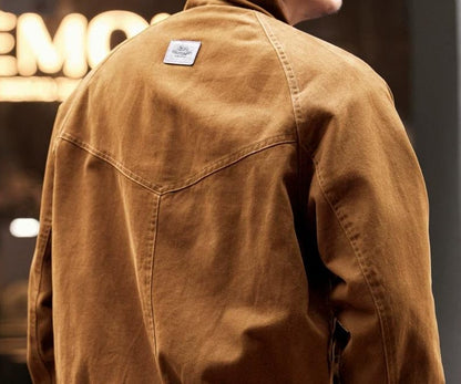 Retro Cotton Work Jacket