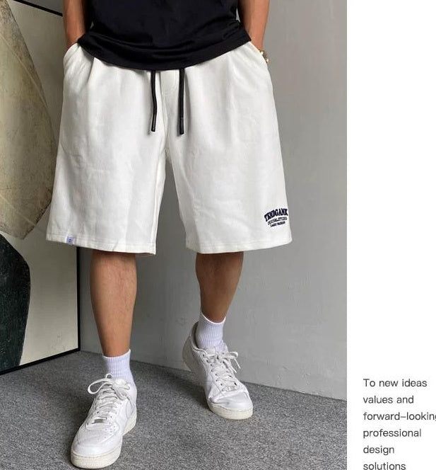 Embroidered sports shorts