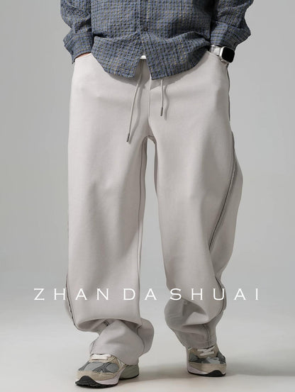 カジュアルルーズスウェットパンツ