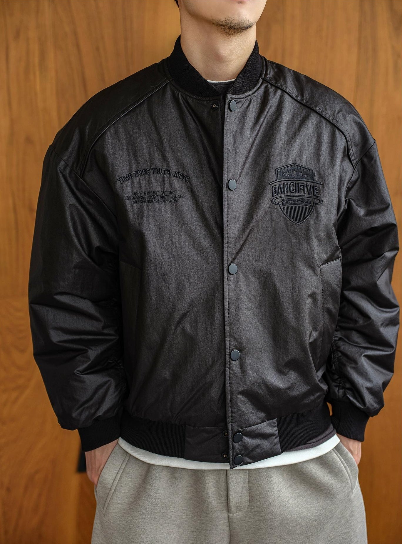 Urban Black Cotton Jacket