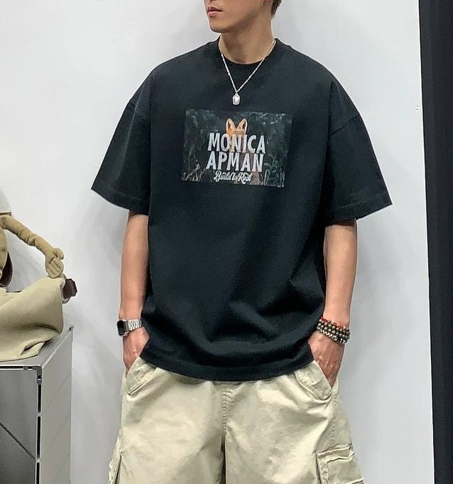 サマー ルーズ ヘビーコットン Tシャツ