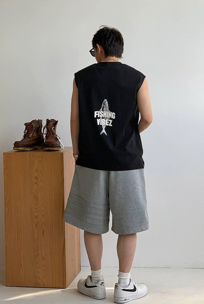 Sleeveless tank tee