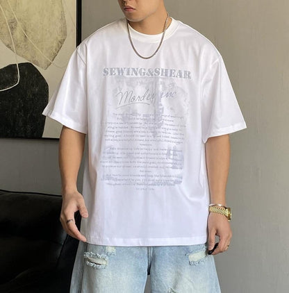 サマー カジュアル ギャングスタ Tシャツ