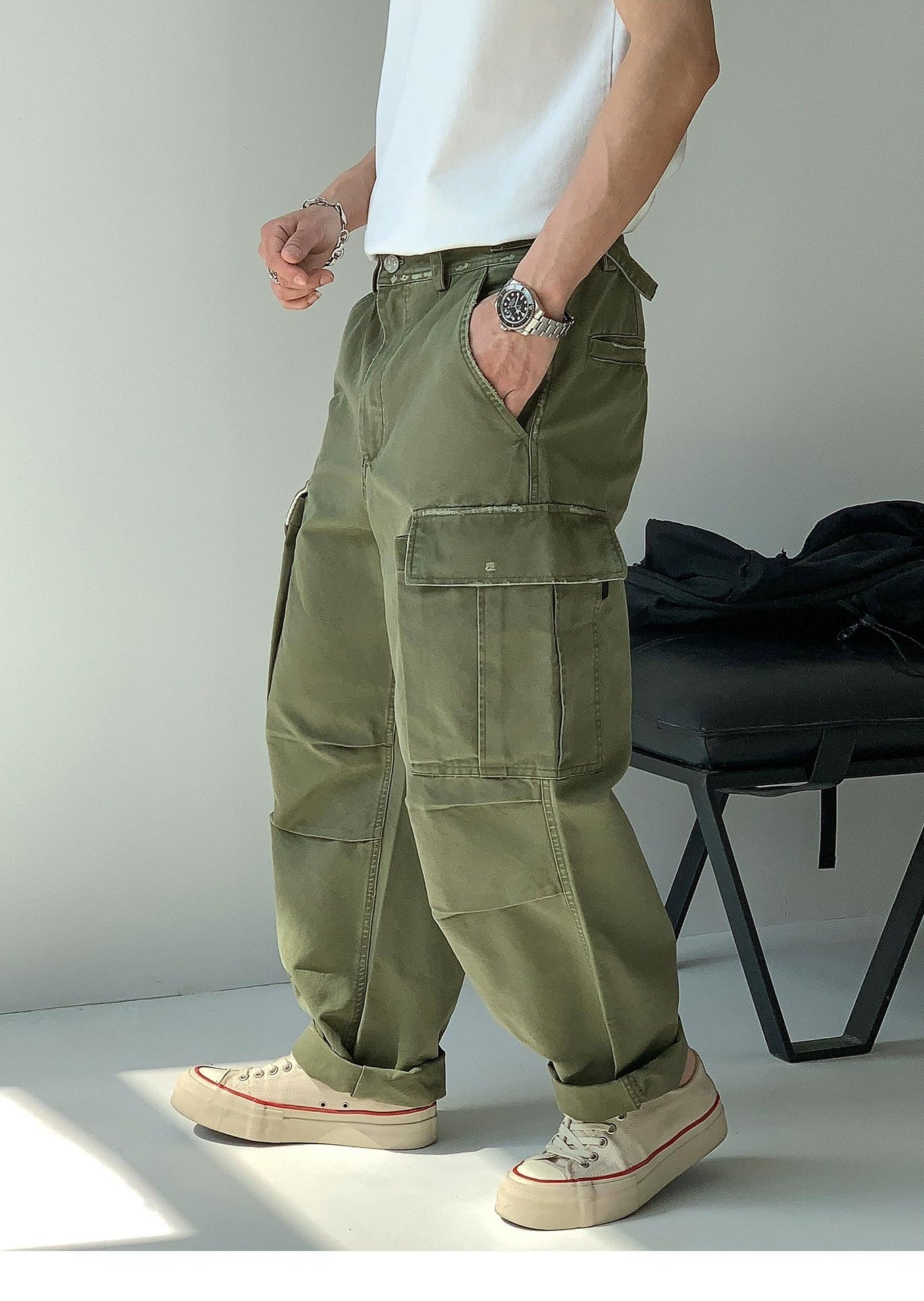 Lang Multi-Pocket Pants