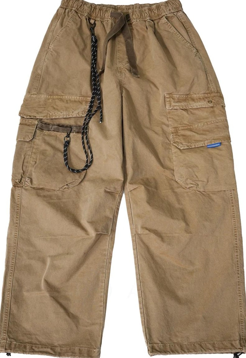 Wide-Leg Work Pants