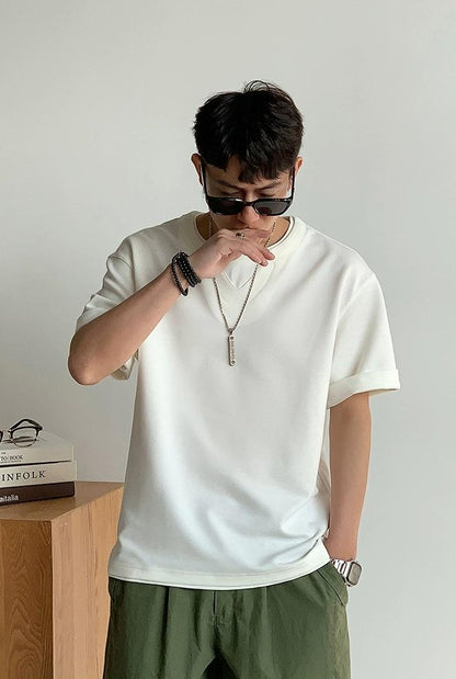 Casual Solid Color T-Shirt