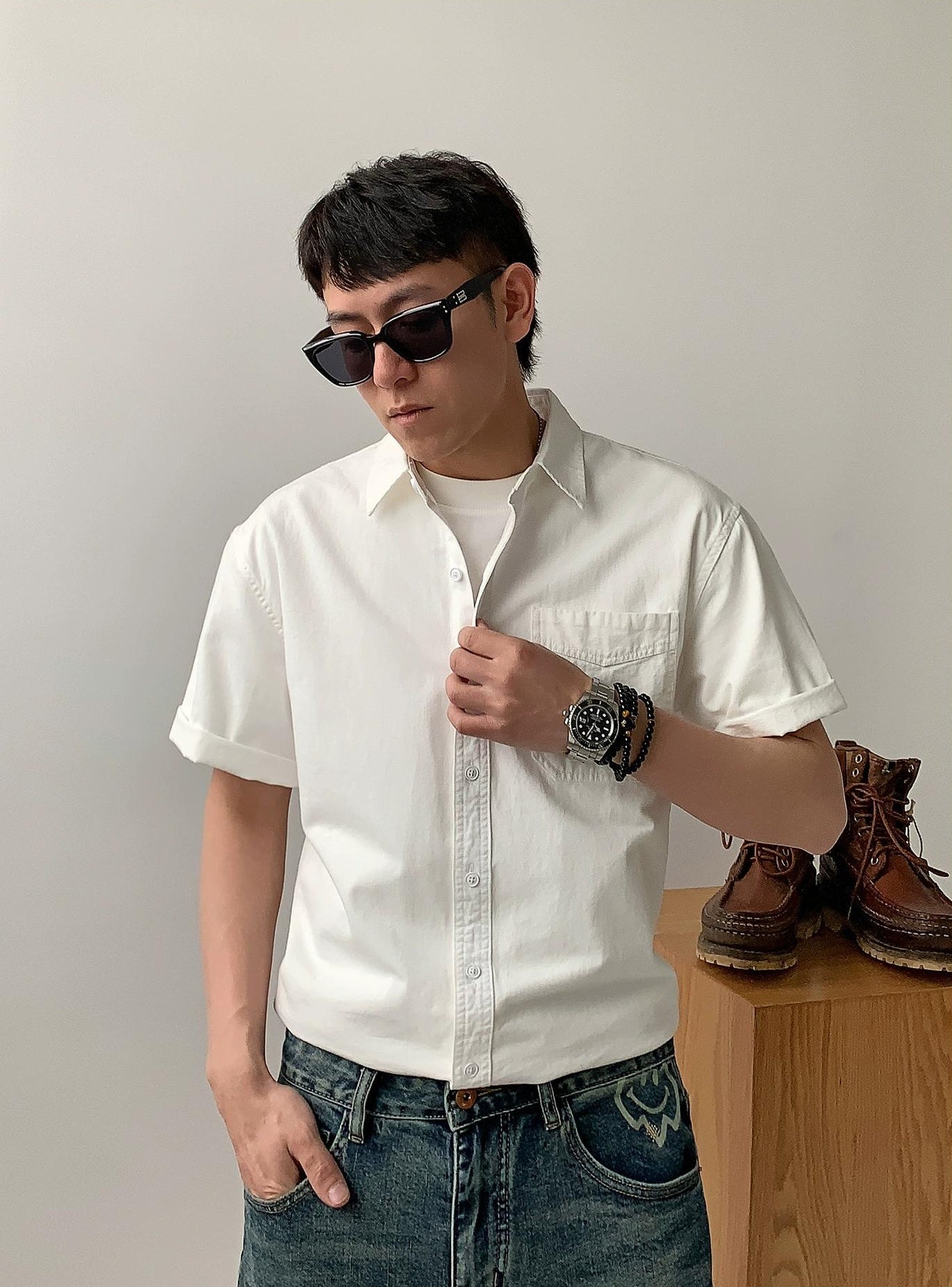 Breathable Casual Shirt Jacket