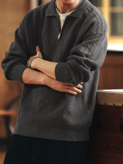 Chill Knit Polo Sweater