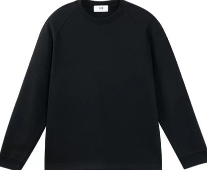 ベーシック ソリッド カラー ロングスリーブ Tシャツ
