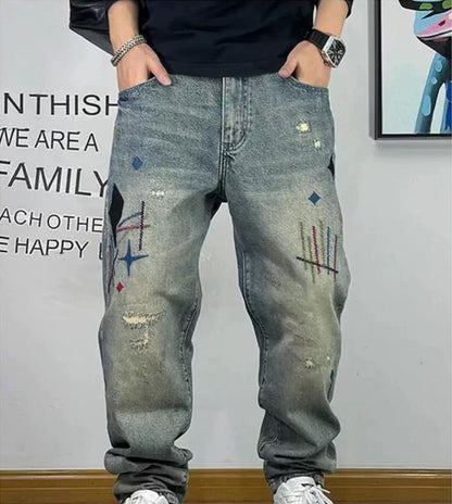 ワイルドクールディストレッシドジーンズ