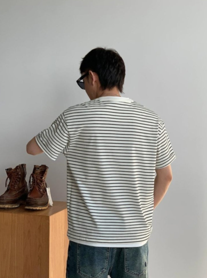 Striped Loose Fit Summer Tee