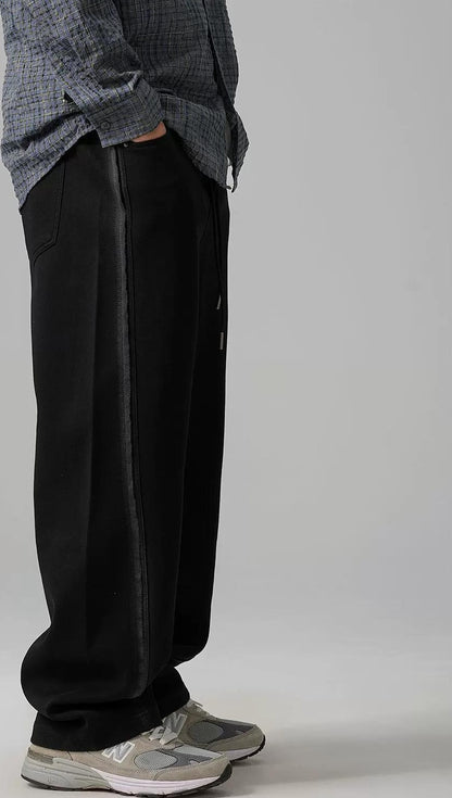 カジュアルルーズスウェットパンツ