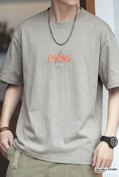 レトロ ウォッシュ プリント Tシャツ