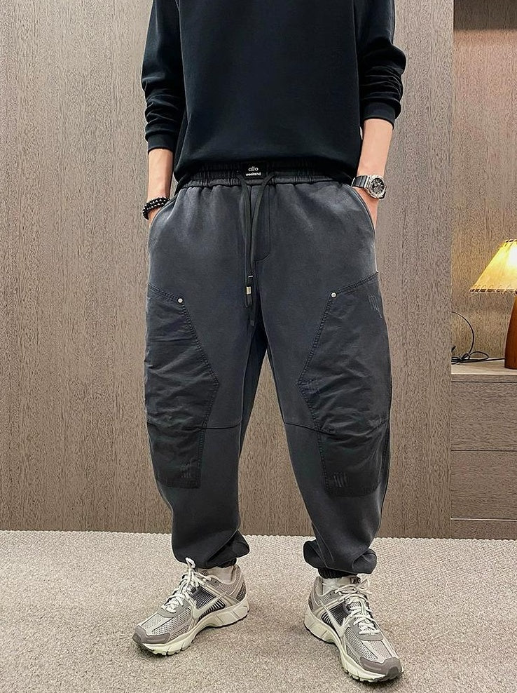 Retro Embroidered Sweatpants