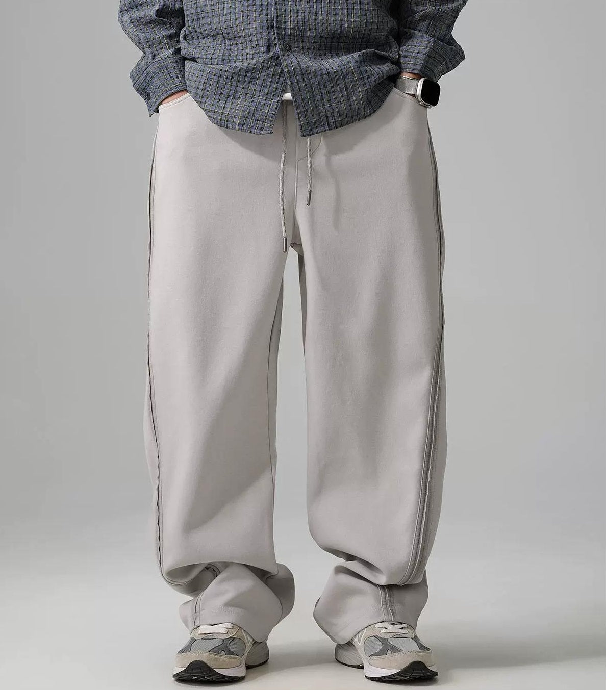 カジュアルルーズスウェットパンツ