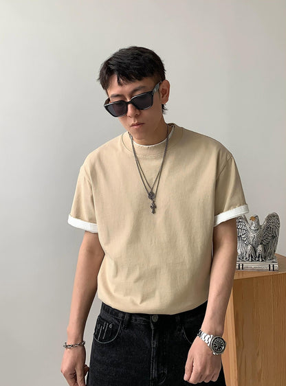 Cotton Casual Short-Sleeve T-Shirt