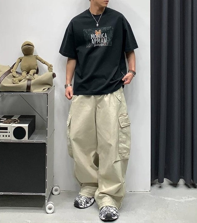 サマー ルーズ ヘビーコットン Tシャツ