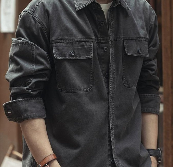 Retro Hunting Denim Shirt