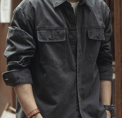 Retro Hunting Denim Shirt