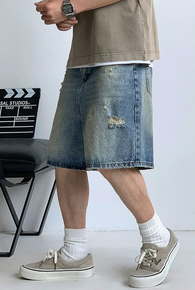 Summer Loose Jean Shorts