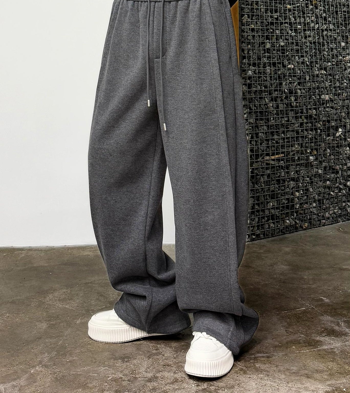Casual Drape Elastic Pants