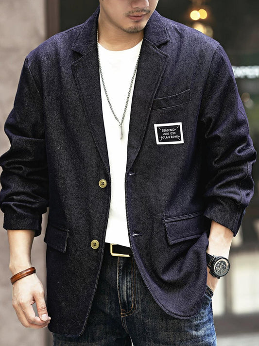 ヴィンテージブルーデニムブレザー