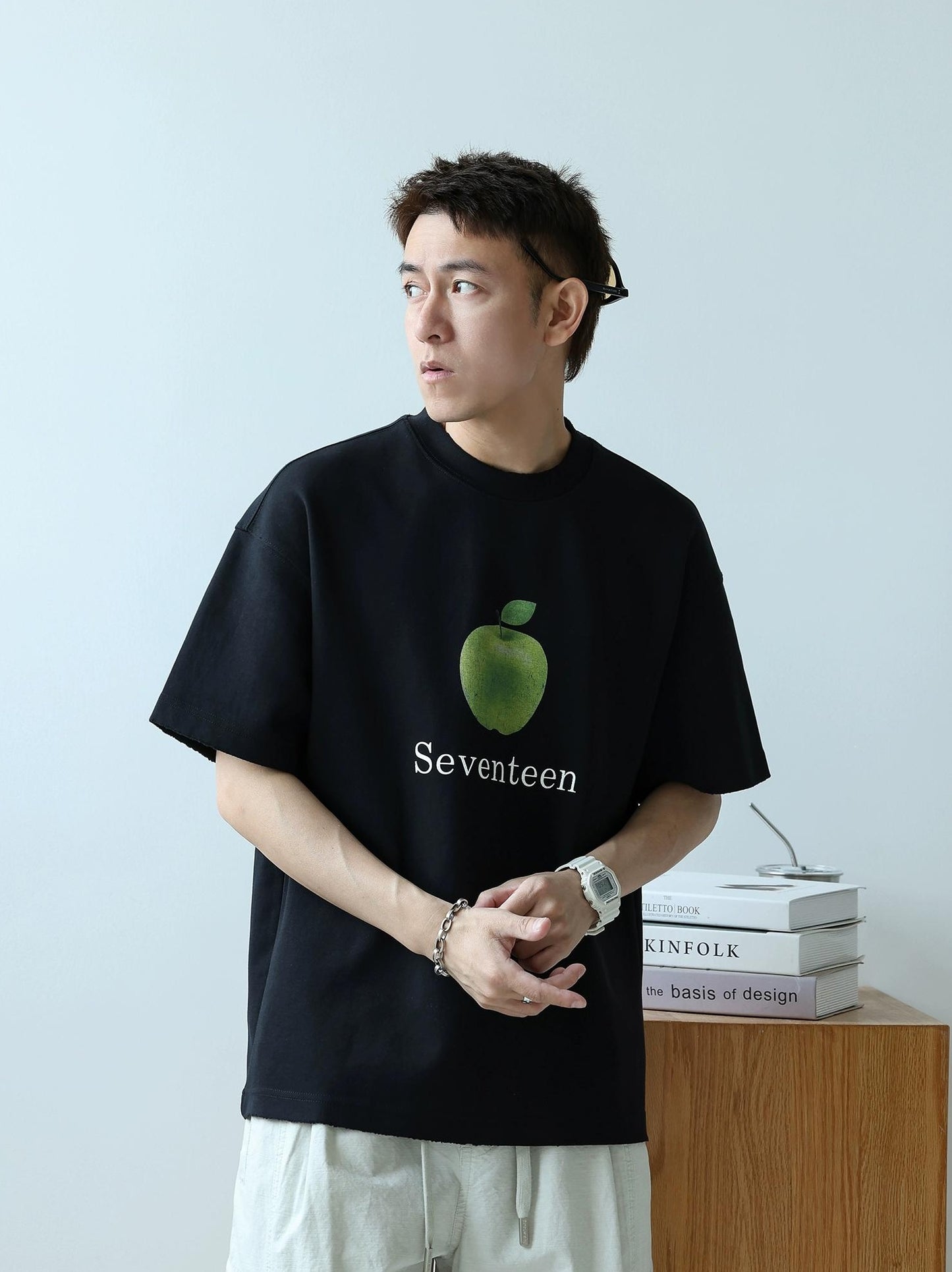 Heavyweight Apple Print Tee