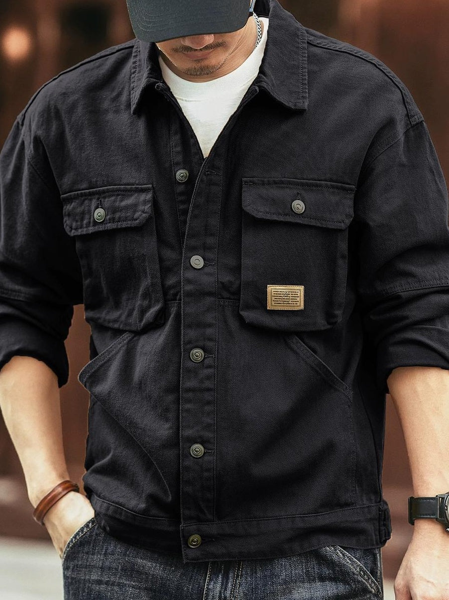 Vintage denim work jacket