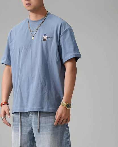 ギャングスタープリントコットンＴシャツ