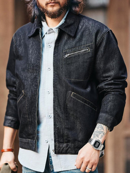 Casual Blue Denim Jacket