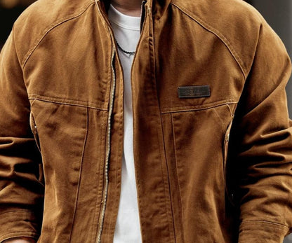 Retro Cotton Work Jacket