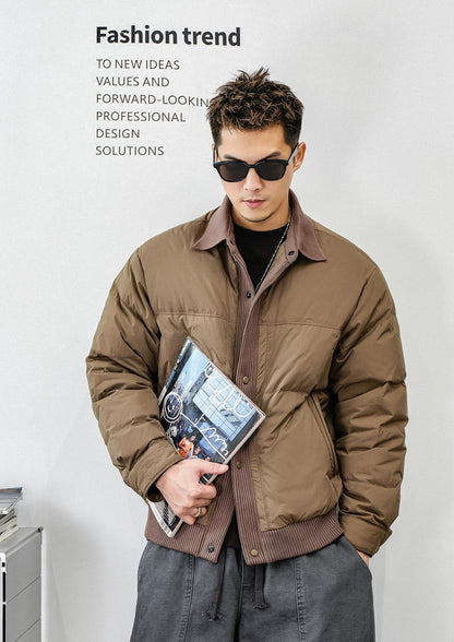 Men's heavy down jacket