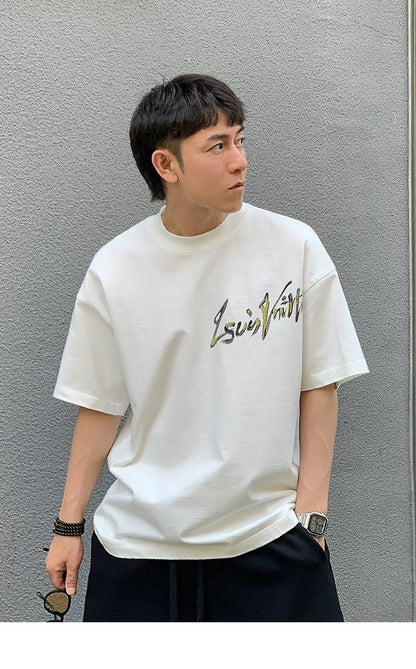 Flower Smiley Heavyweight Tee
