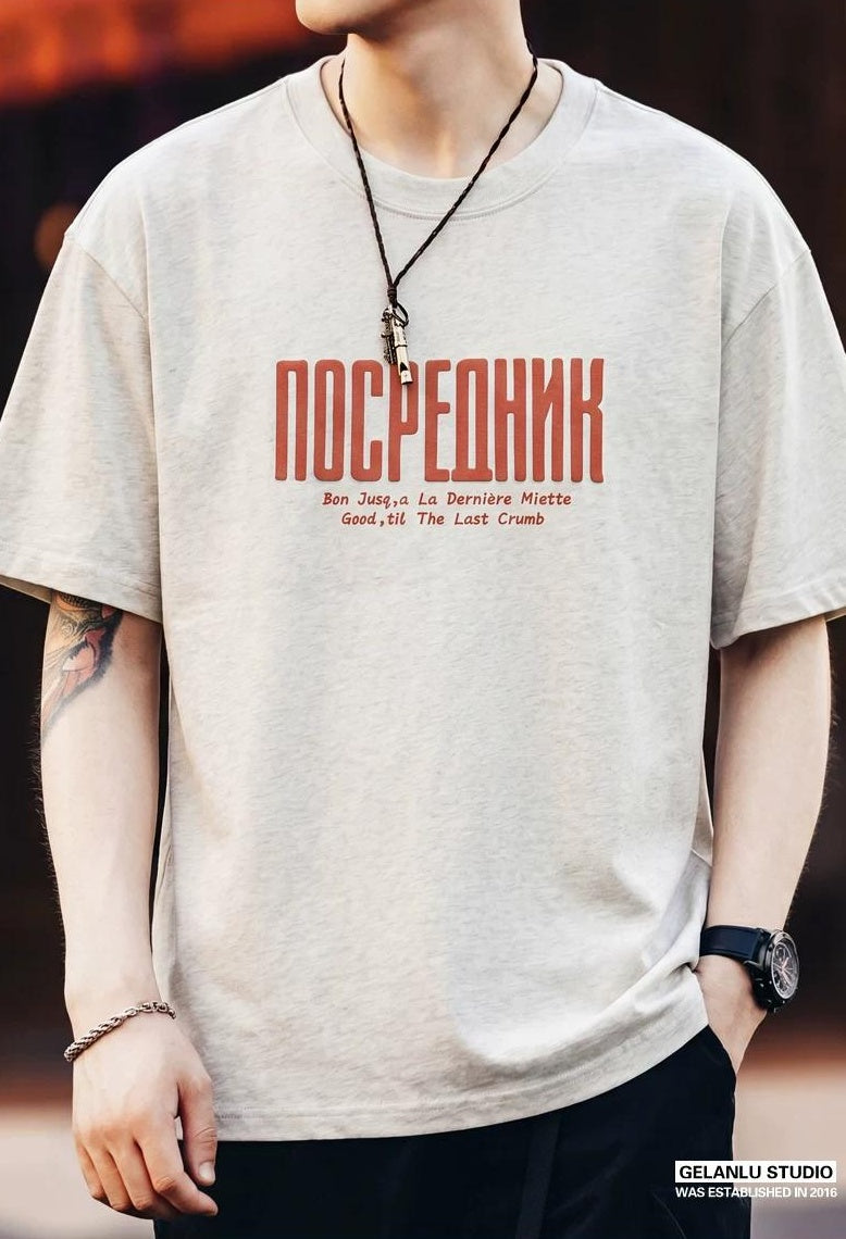 厚手コットンプルントTシャツ