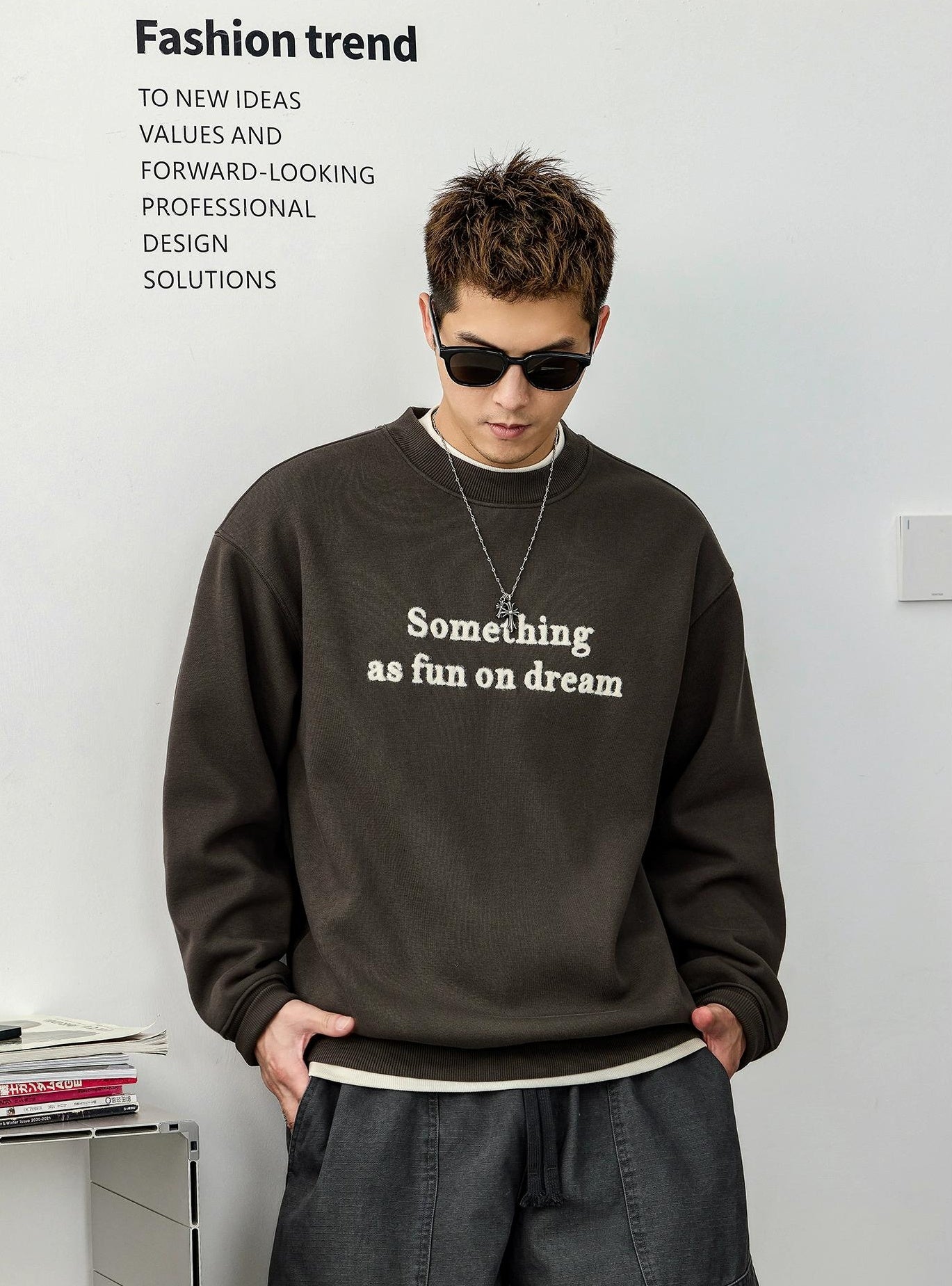 Casual Print Sweater