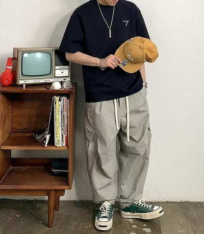 ヘビー刺繍ショートスリーブTシャツ