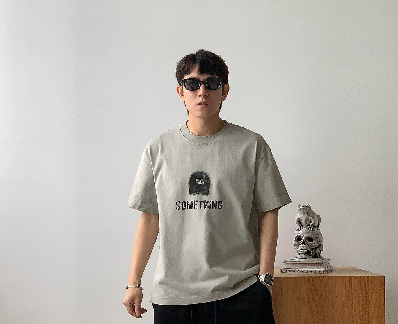 Vintage Washed Cotton T-Shirt