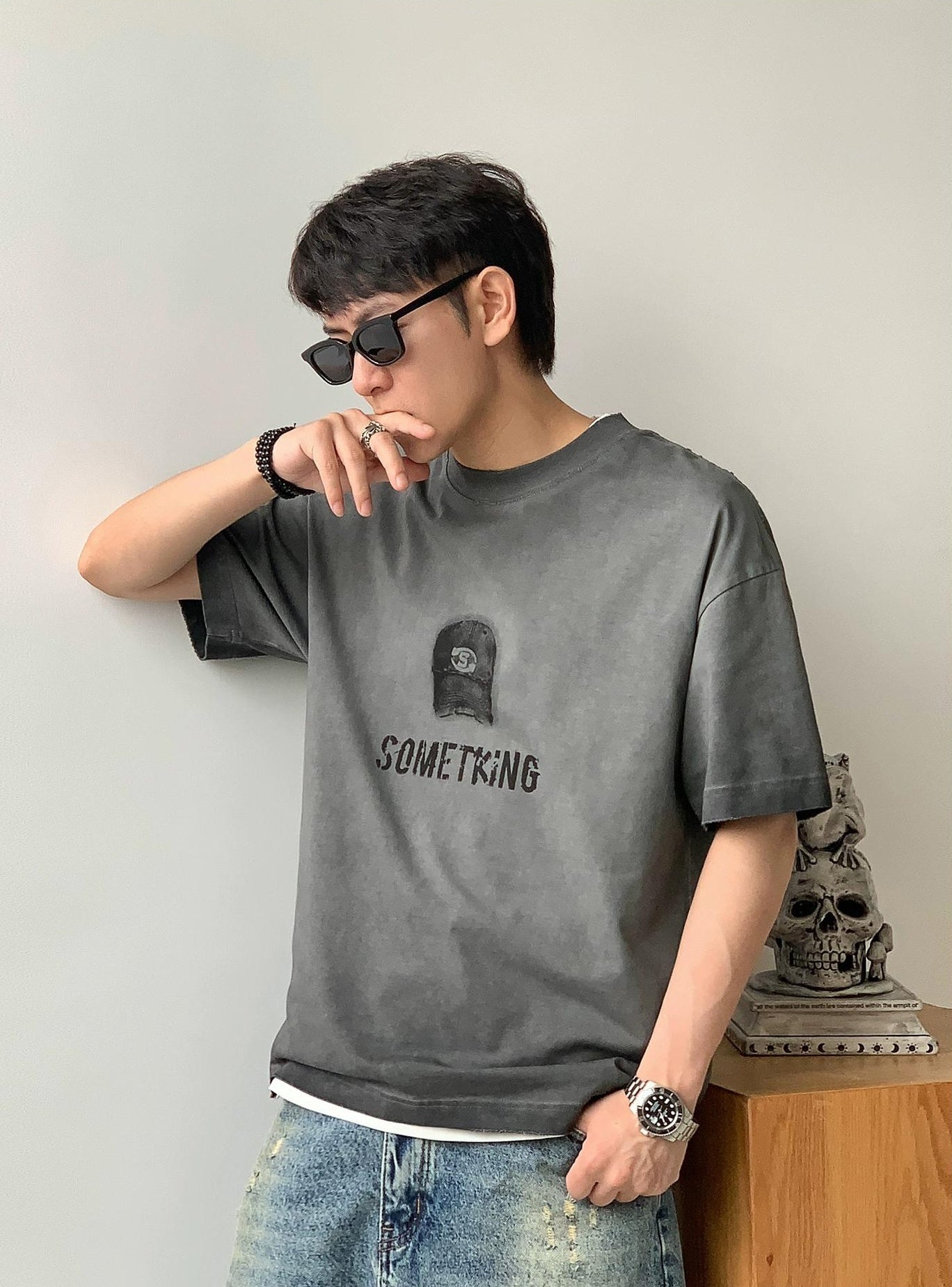 Vintage Washed Cotton T-Shirt