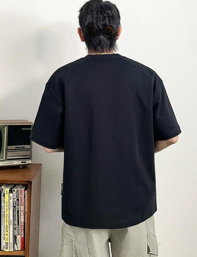 ヘビー刺繍ショートスリーブTシャツ