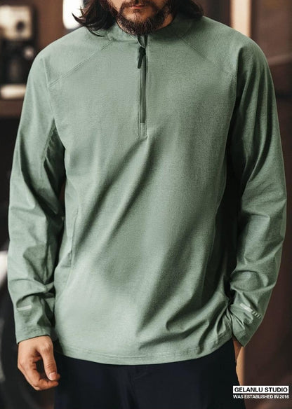 アウトドアクイックドライロングスリーブTシャツ