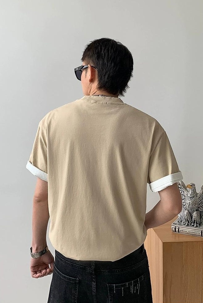 Cotton Casual Short-Sleeve T-Shirt