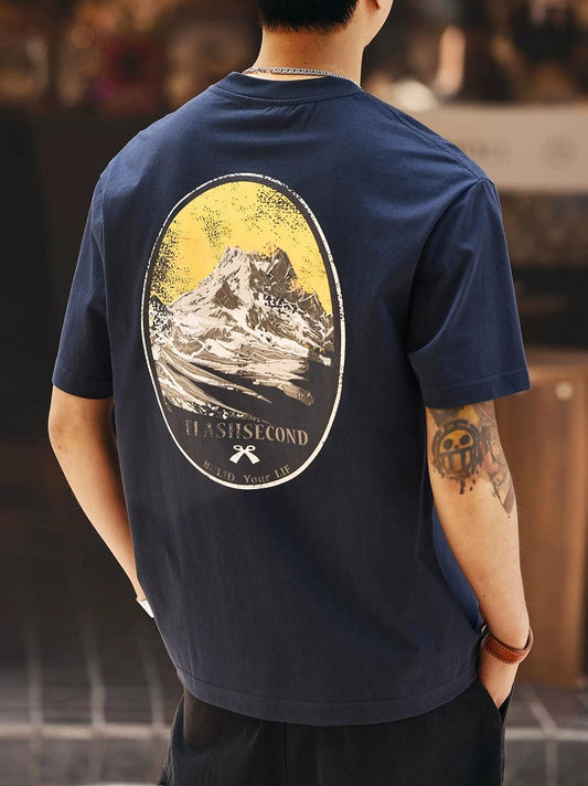 レトロプリントルーズTシャツ